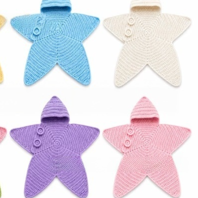 Cocon Étoile Tricoté pour Bébé