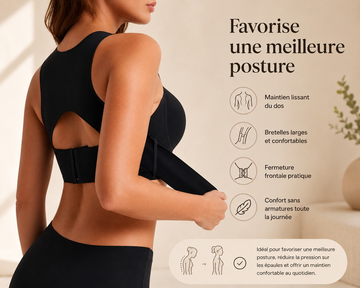 Brassière Sans Armature Correctrice de Posture
