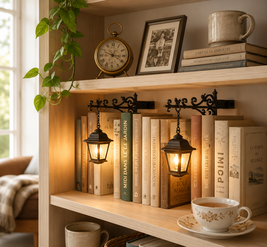 LA LANTERNE ANTIQUE Décorative Vintage BOOKNOOK