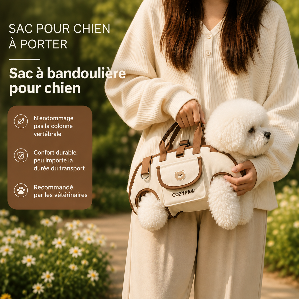 Sac à Dos de Transport Respirant pour Chien/Chat - Multi-Tailles